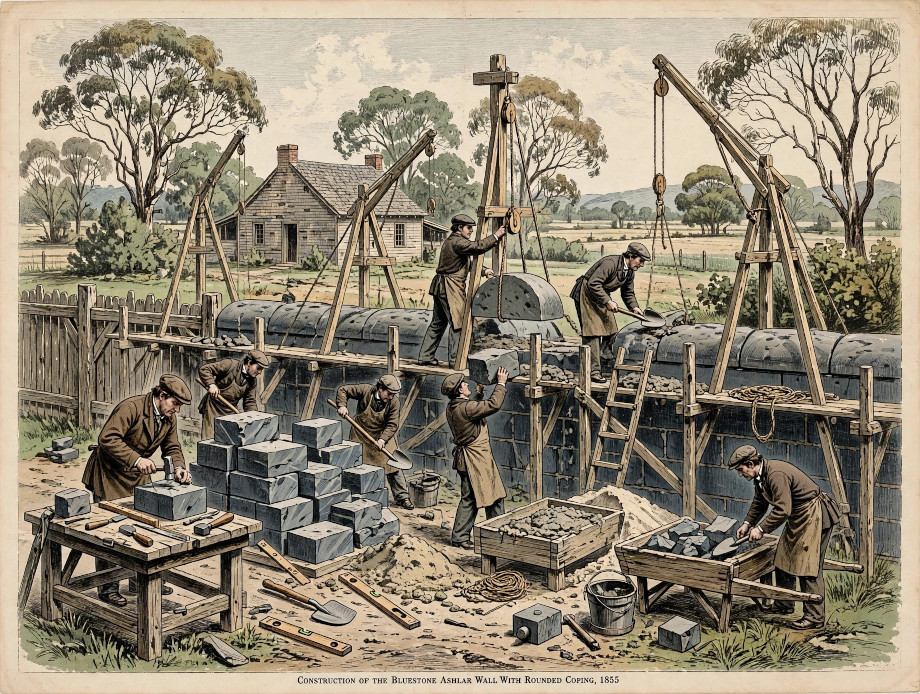 Old Stone Wall 1800s